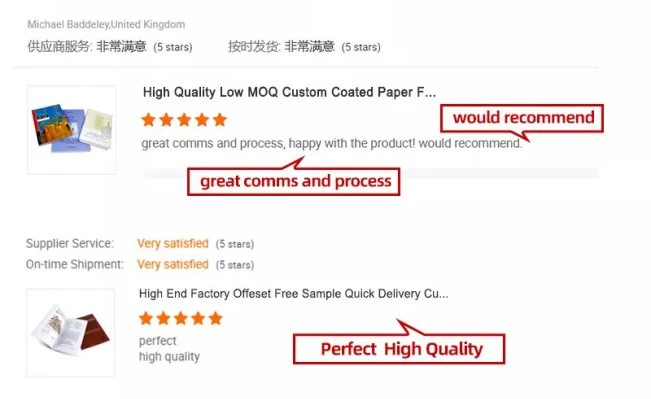 Buyer Feedback for Saddle Stich Staple Binding