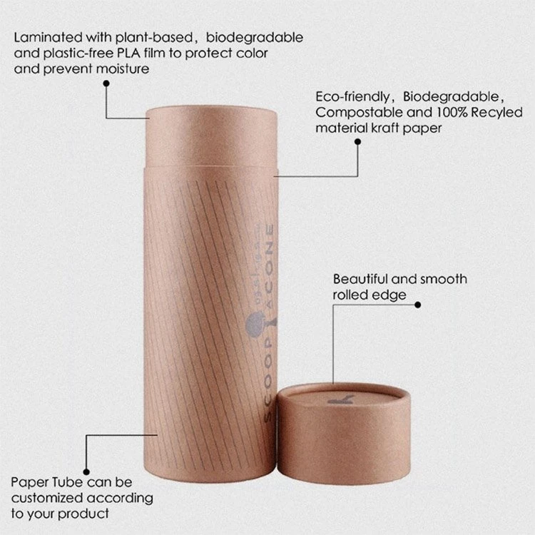 Custom paper tube